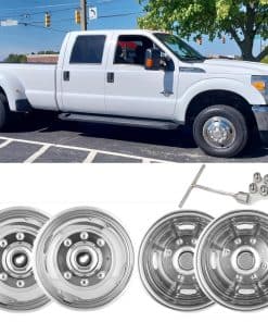 VICOJETOR 4pcs 17 Simuladores de Rueda Ajuste para Ford