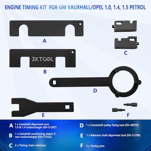 Juego de herramientas de alineación de bloqueo del árbol de - Imagen 3
