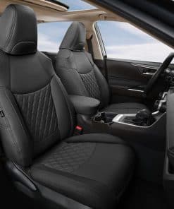 Cubiertas de asiento de coche de cuero PU GIANT PANDA juego