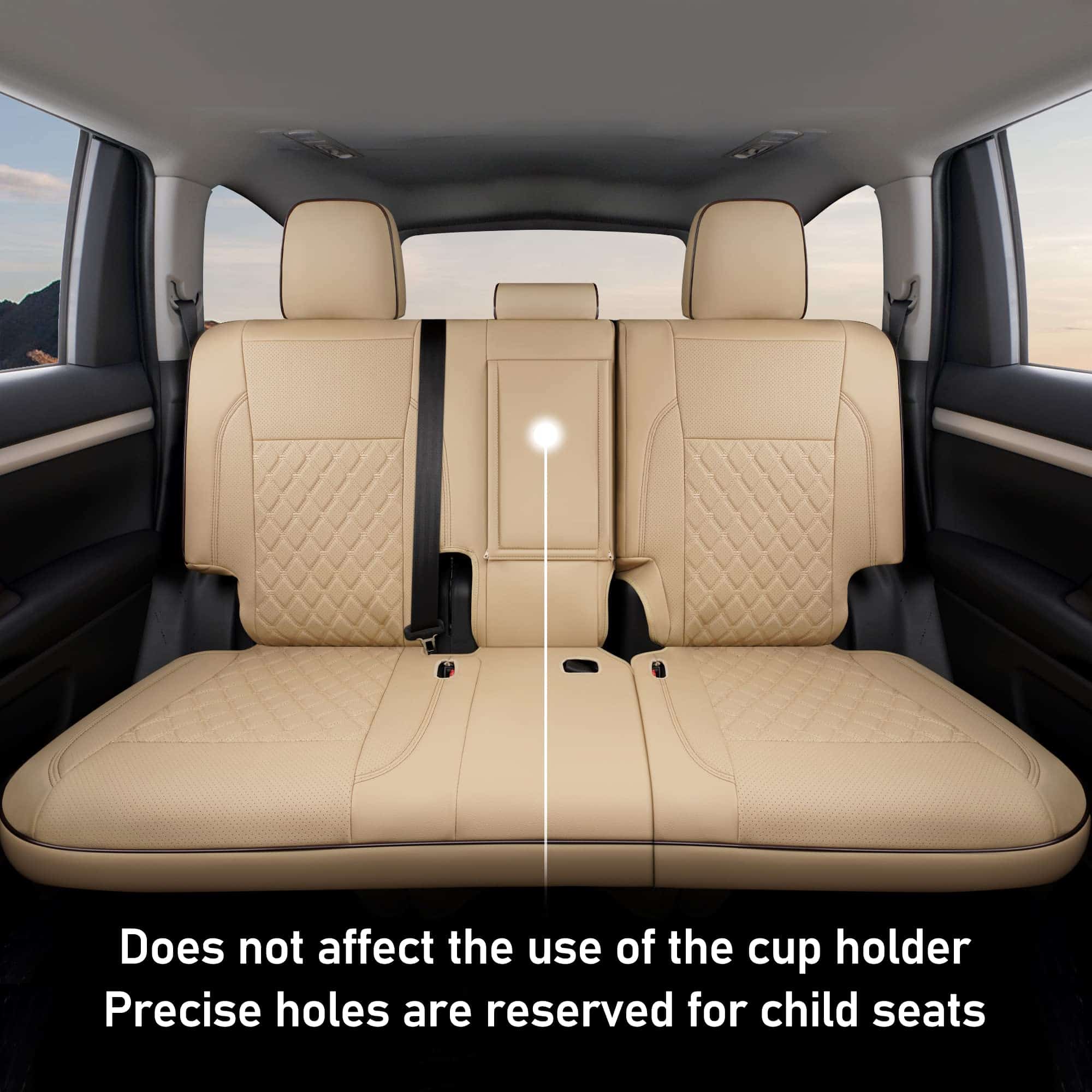 Fundas de Asiento de Coche Personalizadas -Beige - Imagen 5