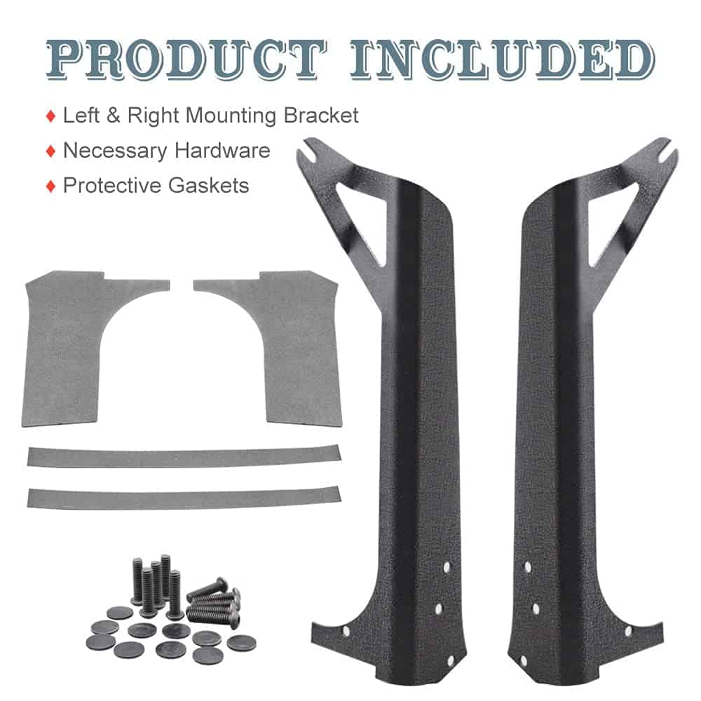 Soporte de Montaje de Parabrisas para Barra de Luz LED de - Imagen 4