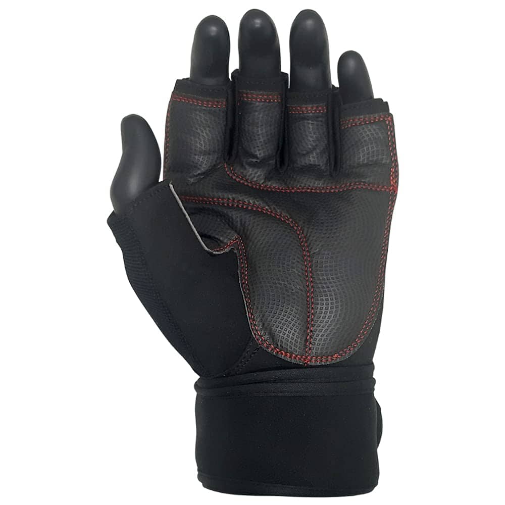 Guantes de levantamiento de pesas MRX para -Negro completo - Imagen 8