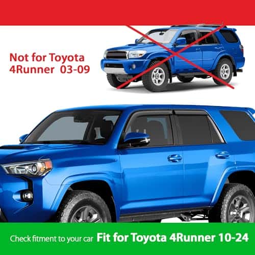 Deflectores de ventana laterales irrompibles Goodyear para - Imagen 4