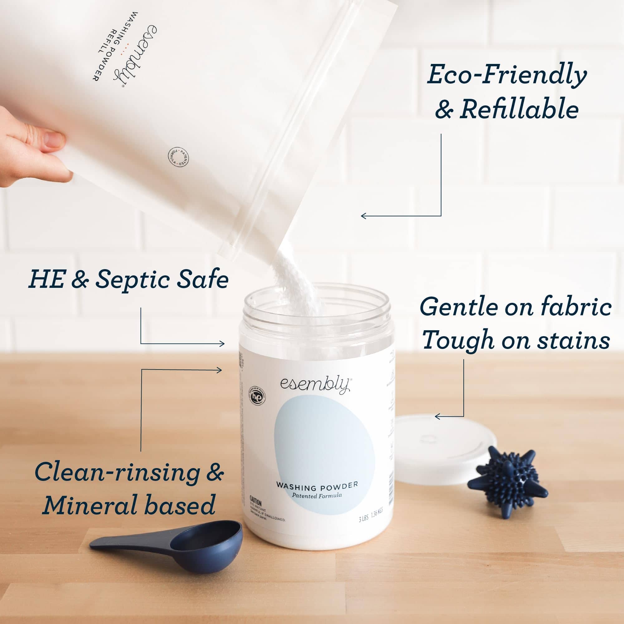 Detergente para Pañales de Tela Esembly Recambio de Bolsa - Imagen 5