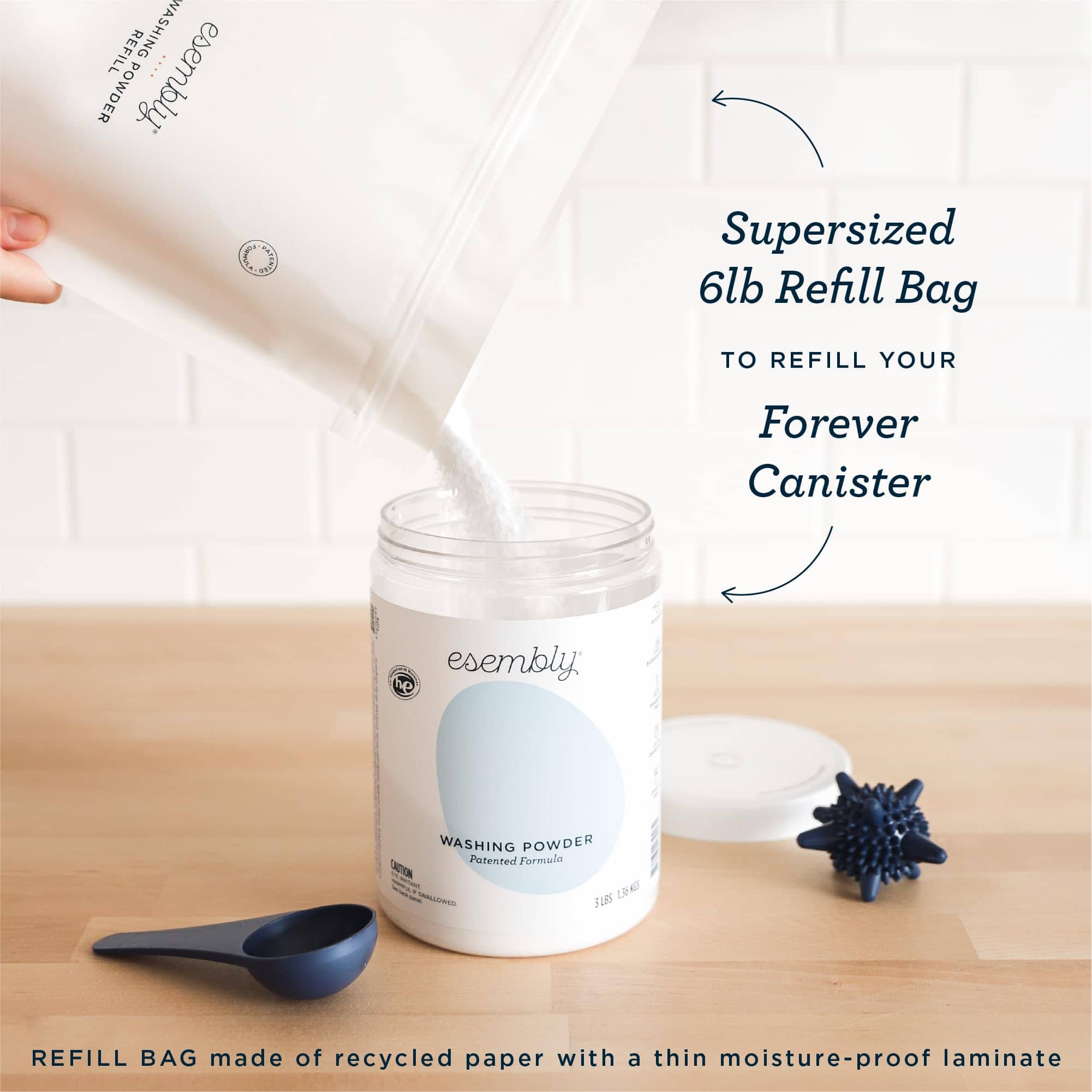 Detergente para Pañales de Tela Esembly Recambio de Bolsa - Imagen 3