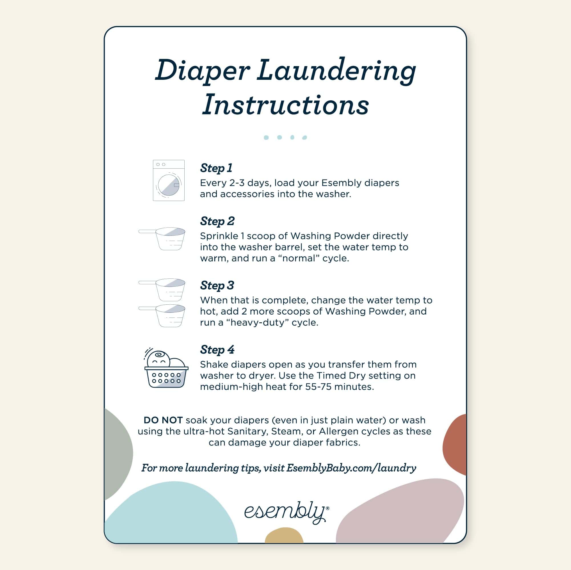 Detergente para Pañales de Tela Esembly Recambio de Bolsa - Imagen 7