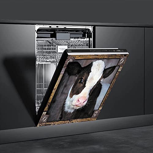 Cubierta de Lavavajillas Magnética de Vaca Divertida, Marco - Imagen 5