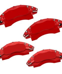 Cubierta de pinza de freno roja recubierta de polvo AOOA