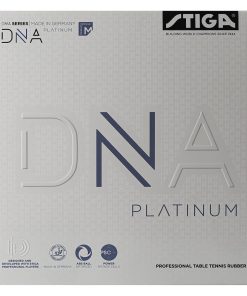 STIGA Goma de Tenis de Mesa DNA Platinum M, -Rojo