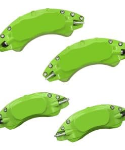 Cubiertas de pinza de freno verde de aluminio AOOA para
