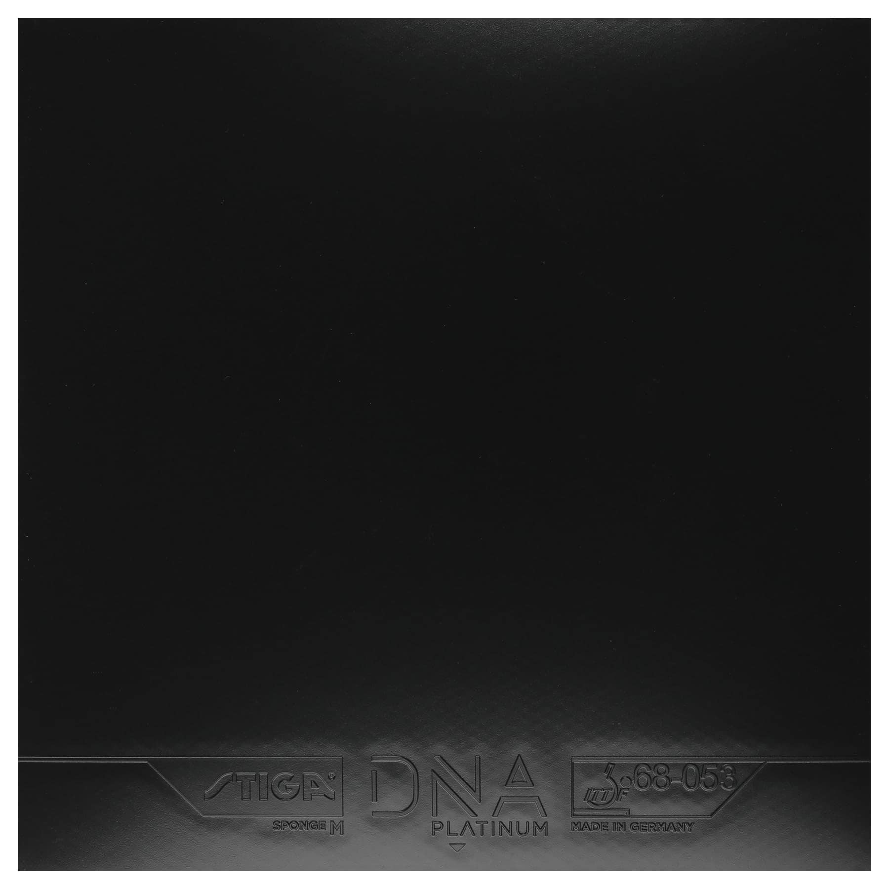 STIGA Goma de Tenis de Mesa DNA Platinum M, -Negro