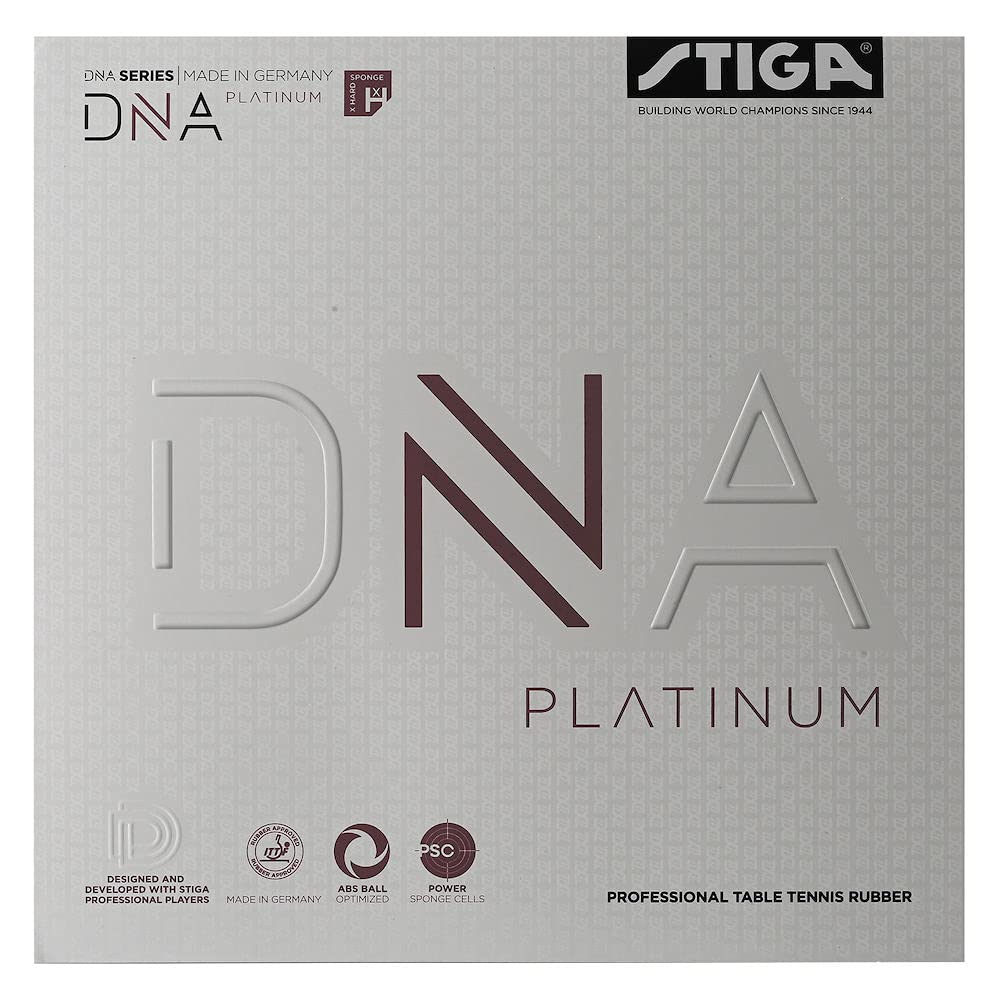 STIGA Goma de Tenis de Mesa DNA Platinum XH, 2.3 con Agarre