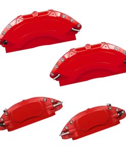 AOOA Cubierta roja de pinza de freno con revestimiento en