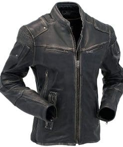 Chaqueta de Cuero para Moto UGFashions Vintage Brando Caf�