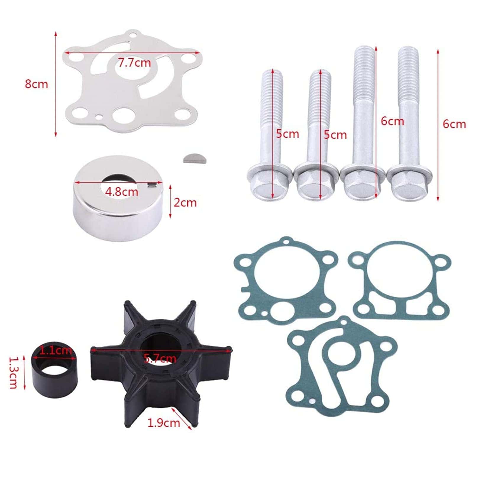 Kit de Reparación de Bomba de Agua RUIJADE 6H4-W0078-00 - Imagen 4