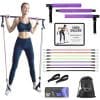 Kit de Barra de Pilates con Bandas de Resistencia (20, 30,