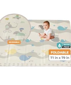Tapete de Juego Extra Grande para Bebés Motherly Haven,