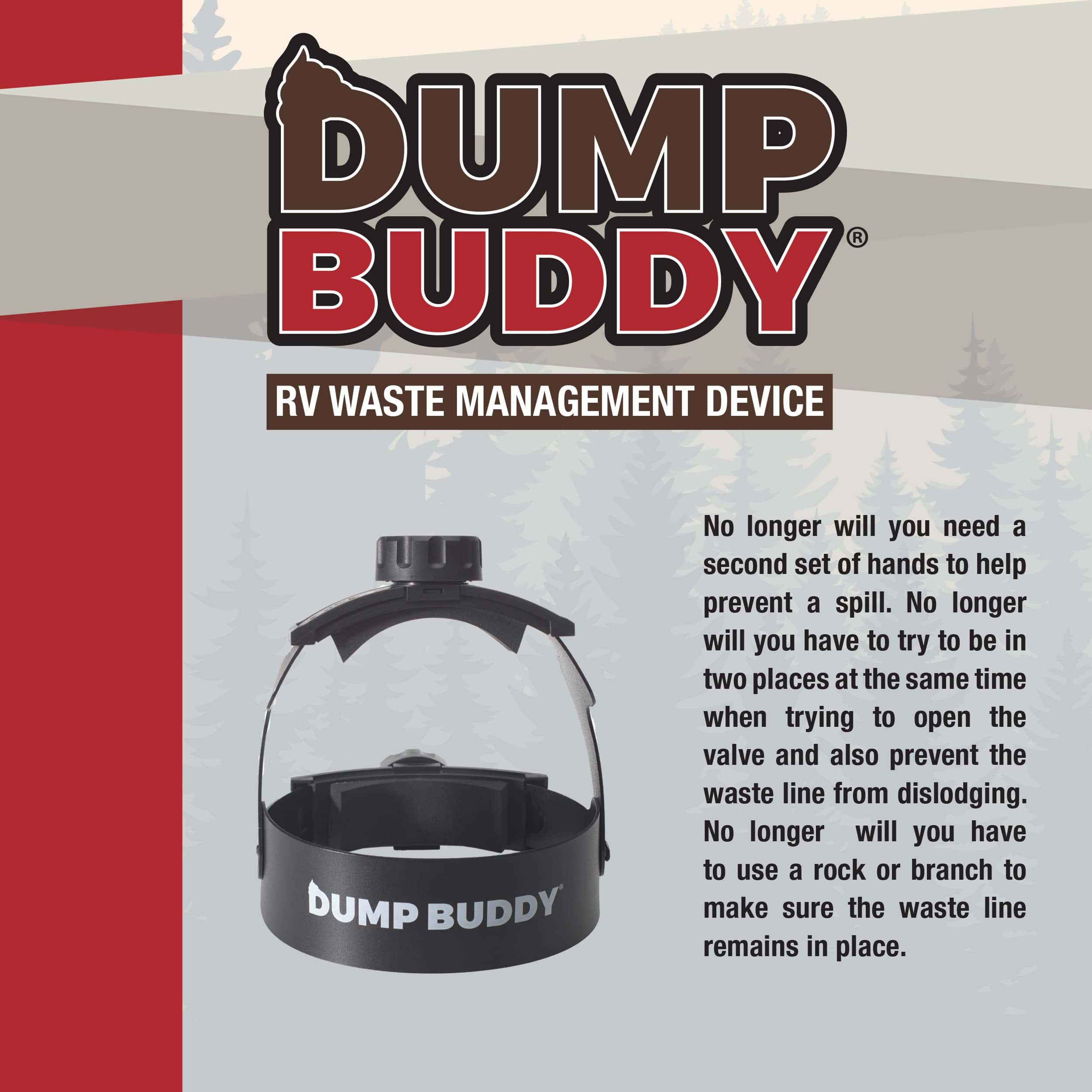 Dispositivo de sujeción de manguera de RV Dump Buddy - - Imagen 3