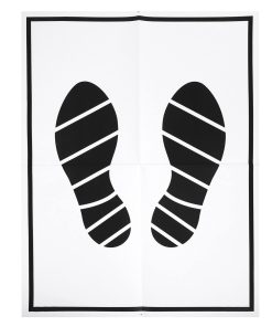 50pcs FAVOMOTO Tapetes de Papel Desechables para Pies -