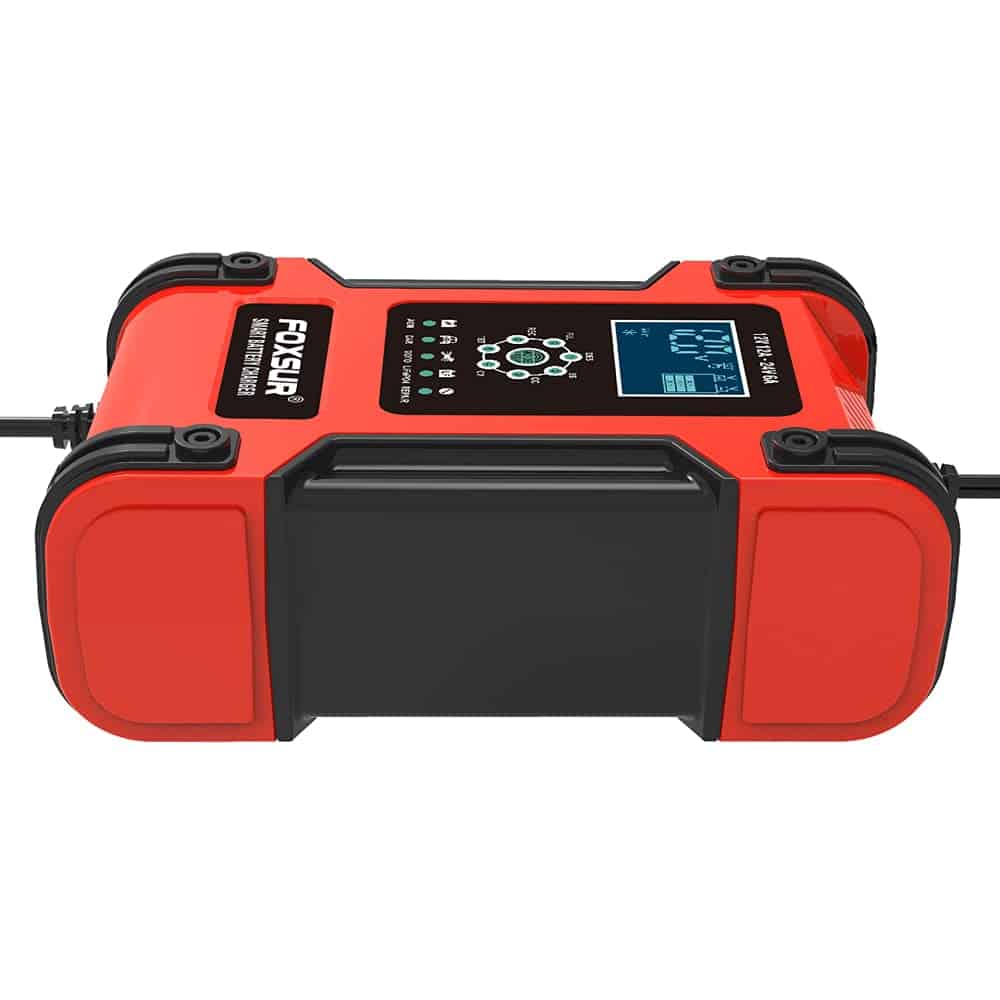 Cargador Inteligente FOXSUR 12V 24V 12A para Baterías de - Imagen 10