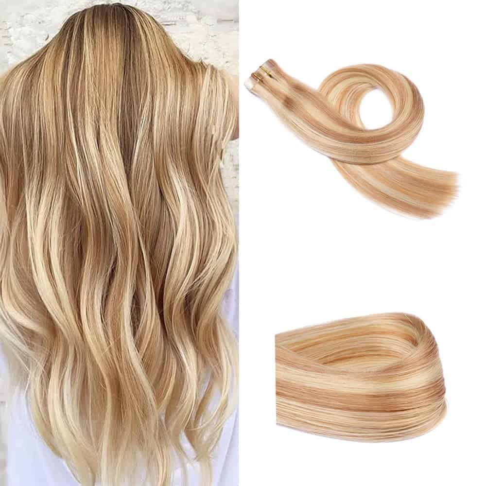 Extensiones de Cabello Humano Tape in 22'' 60g 20pcs