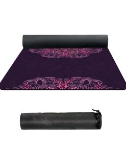 Tapete de yoga de gamuza TPE nuveti de alta densidad,