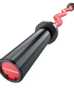 Barra de Curl EZ TECHNOAGE, Barra de Curl Olímpica de 47"