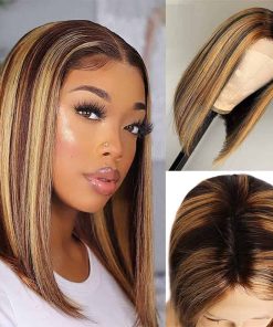 Peluca Bob de Destacado Color Ombre P4/27 Peluca Bob Corto