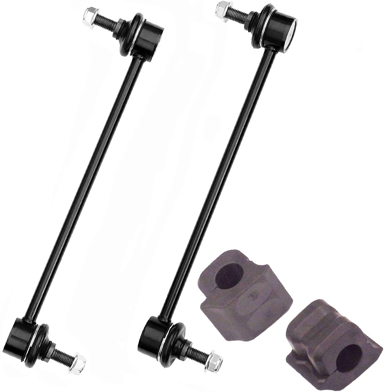 4PC Enlaces de Barra Estabilizadora Delantera + Buje - Imagen 3