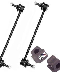 4PC Enlaces de Barra Estabilizadora Delantera + Buje