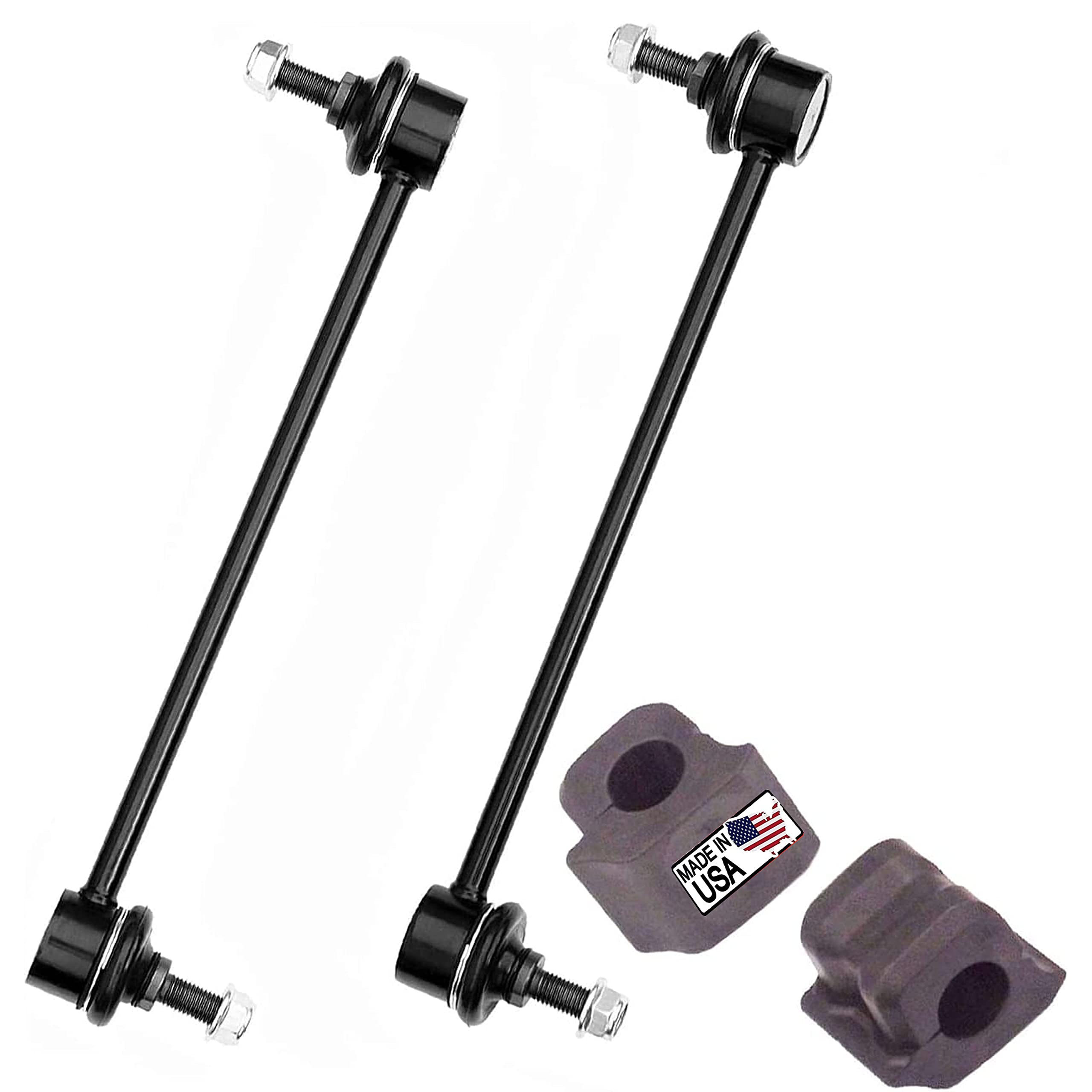 4PC Enlaces de Barra Estabilizadora Delantera + Buje