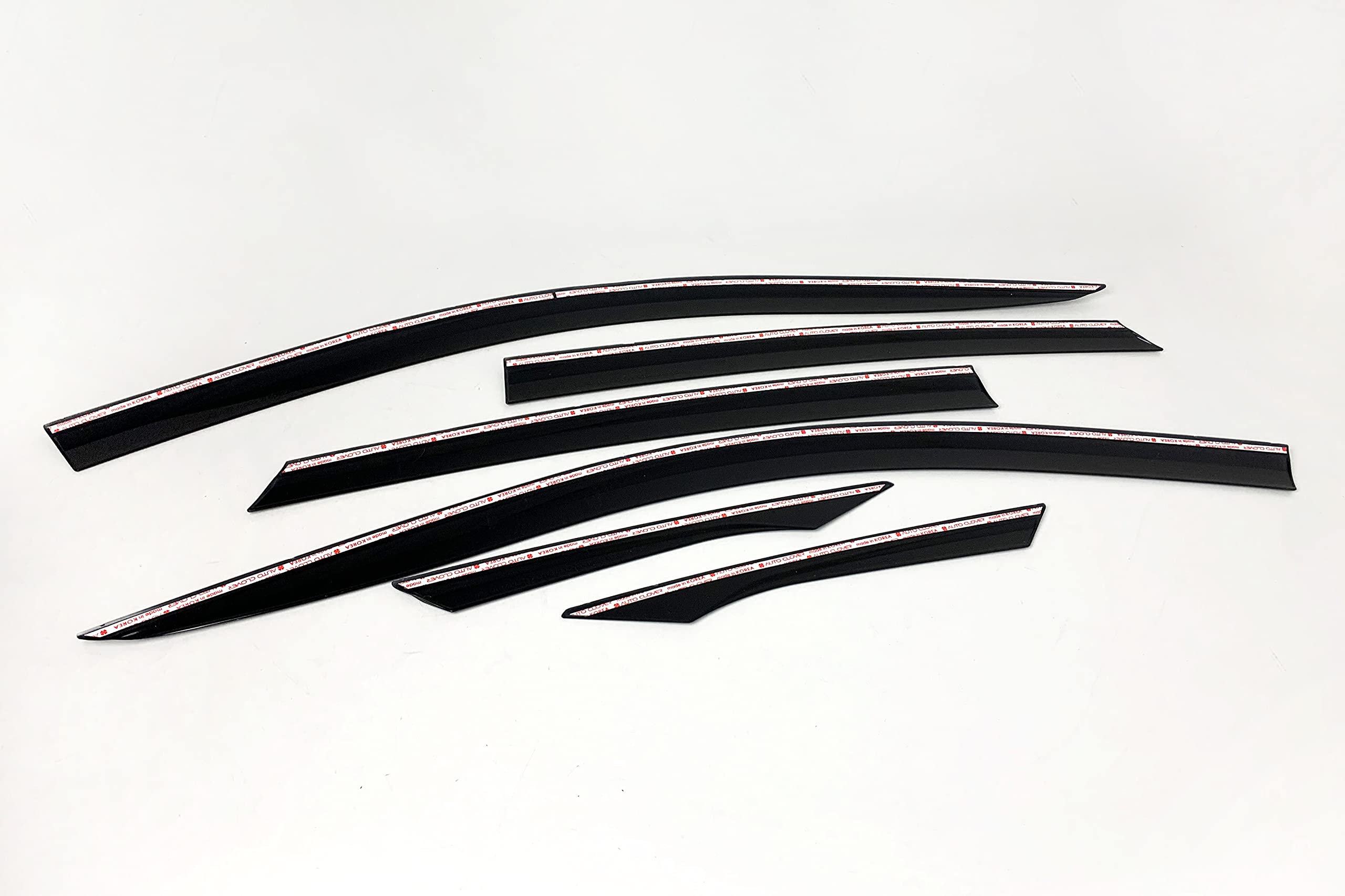 AUTOCLOVER Juego de 6 deflectores de lluvia para ventanas - Imagen 3