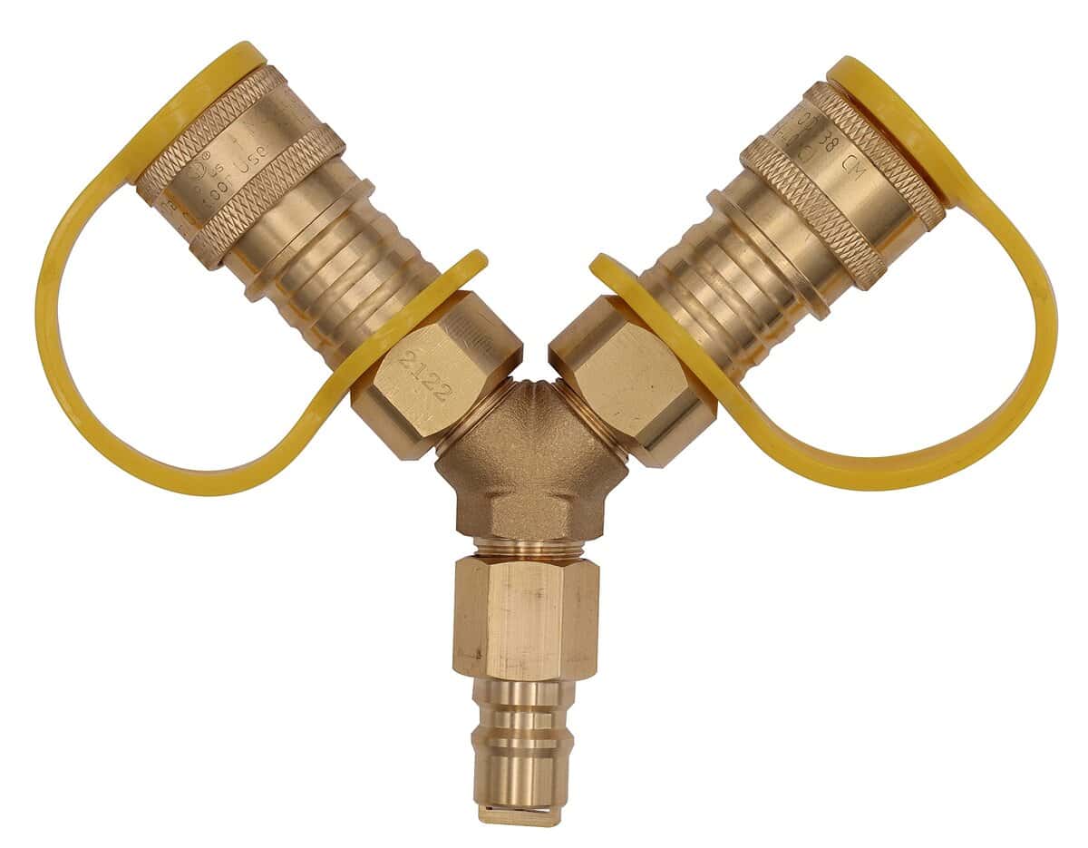 Adaptador de Conexión Rápida de Gas Natural de 3/8" con