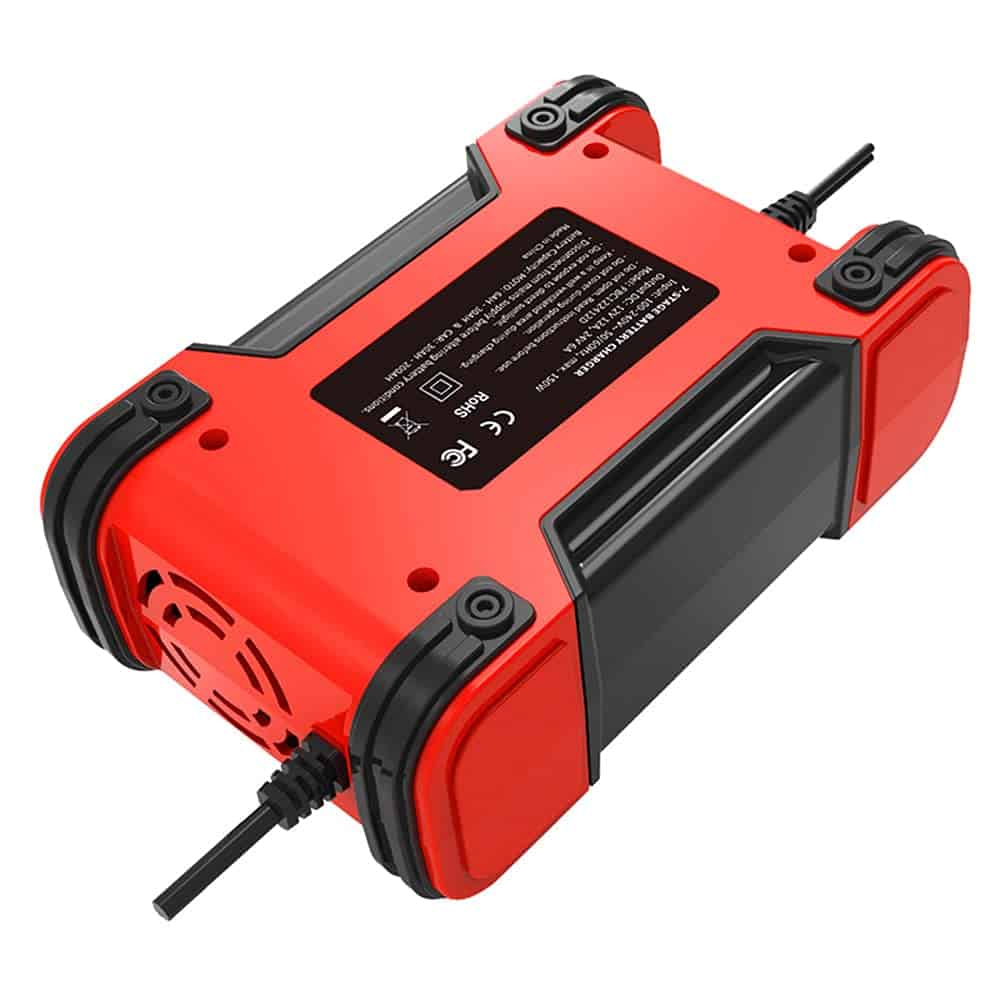 Cargador/Mantenedor de Batería de Coche FOXSUR 12V/24V - Imagen 10