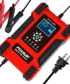 Cargador/Mantenedor de Batería de Coche FOXSUR 12V/24V