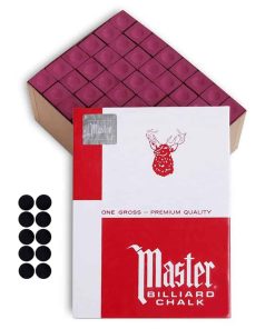 Tiza para Taco de Billar Master Calidad Premium - 1 Grosor
