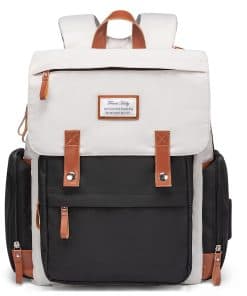 Bolso de pañales Frank Mully Mochila Grande Multifunción