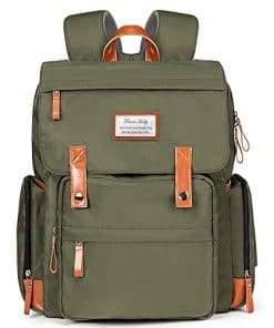 Mochila de pañales Frank Mully, grande y multifuncional,