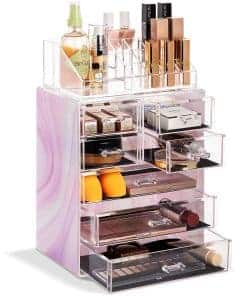 Organizador de Maquillaje Transparente Sorbus -