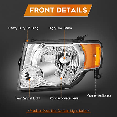 Conjunto de Faros Delanteros para Ford Escape 2008-2012 - Imagen 4