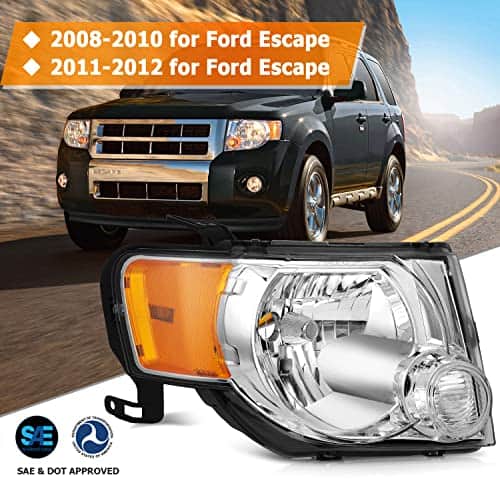 Conjunto de Faros Delanteros para Ford Escape 2008-2012 - Imagen 3