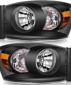 Conjunto de Faros Delanteros LBRST para Dodge para Ram 1500