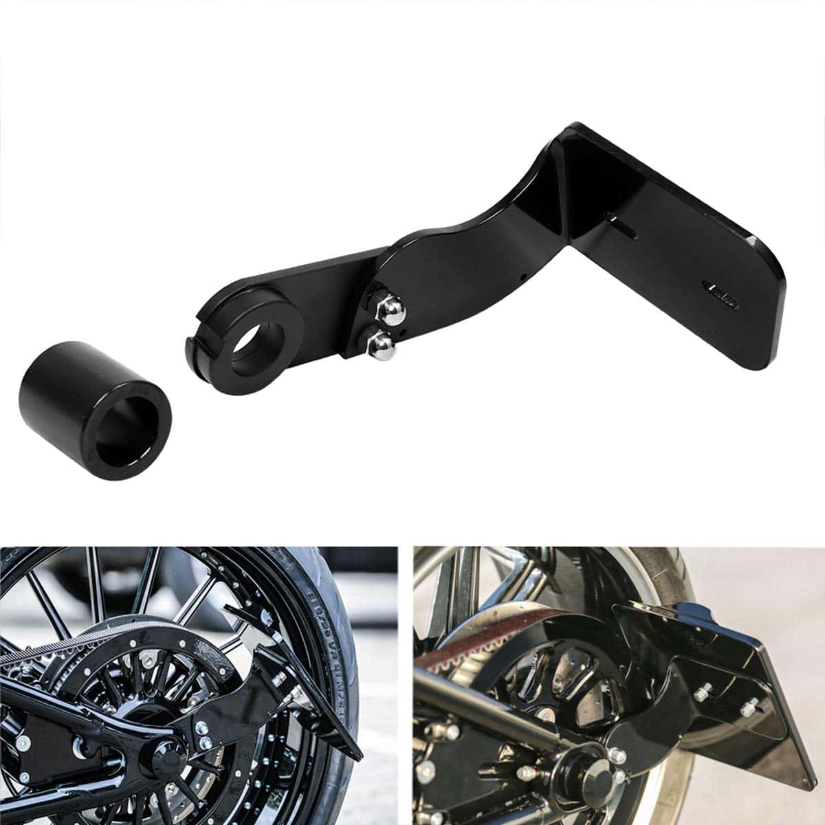 Soporte de placa de matrícula lateral para motocicleta H - Imagen 3