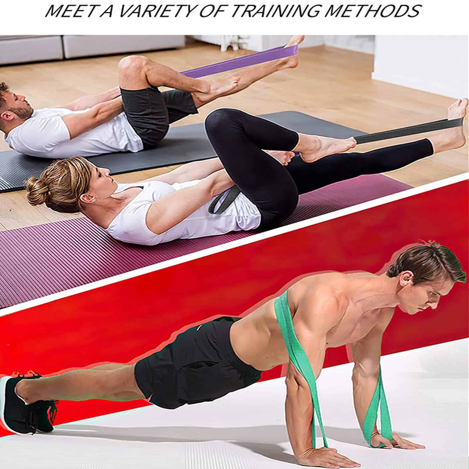 Banda de Resistencia SUWEI para Piernas o Glúteos, Adecuada - Imagen 5