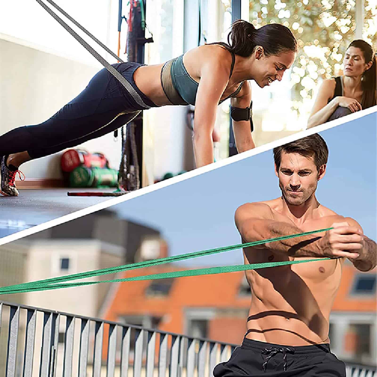 Banda de Resistencia SUWEI para Piernas o Glúteos, Adecuada - Imagen 6