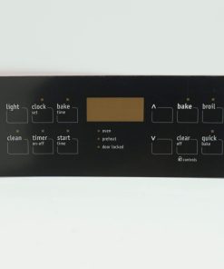 Overlay de Control de Horno de Piezas -Negro