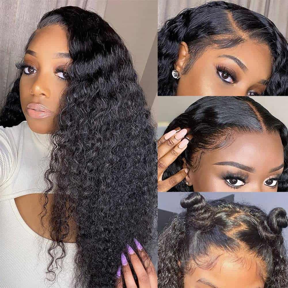 Peluca de Encaje Ondulado Profundo Siyun Show de Cabello - Imagen 3