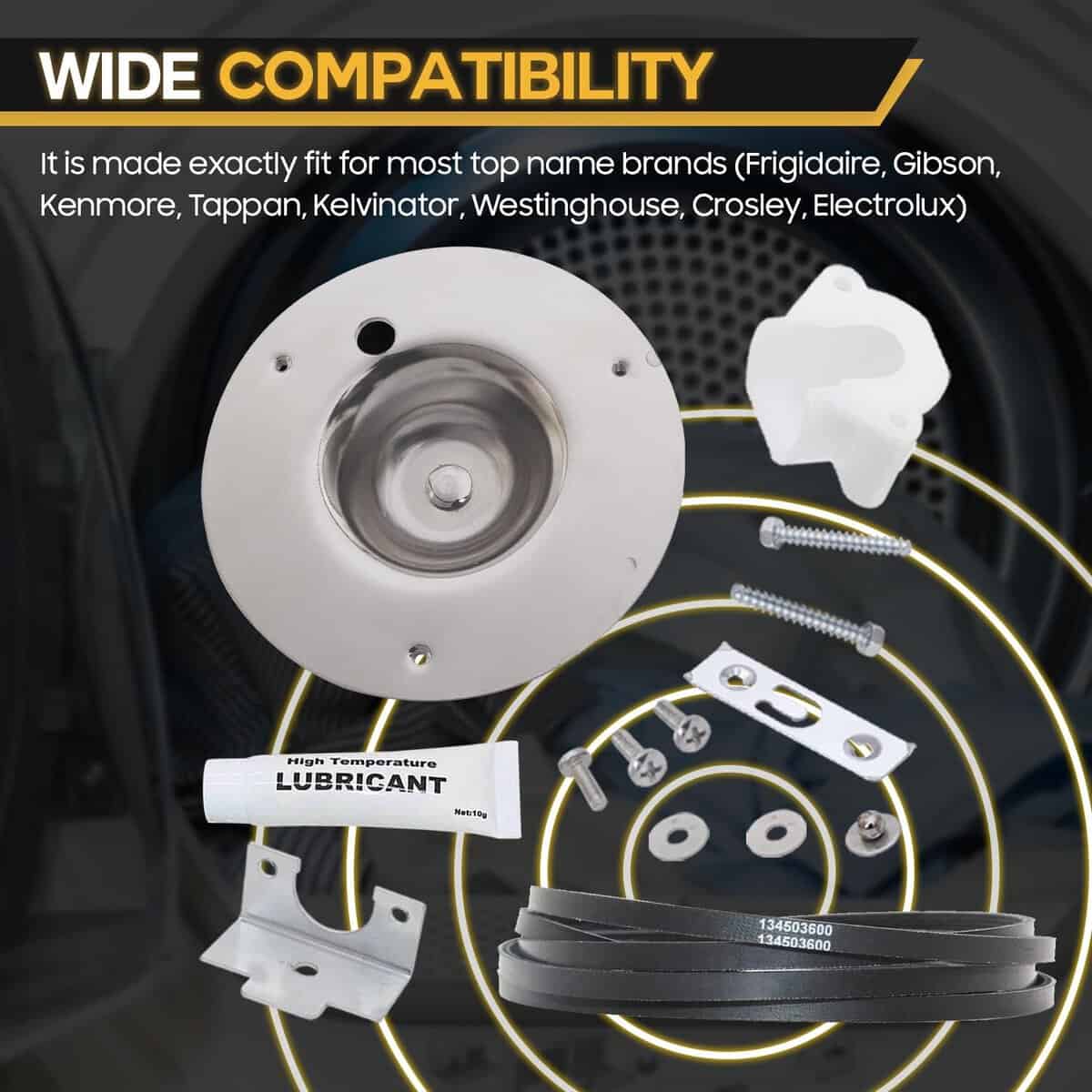 Kit de Cojinete Trasero de Tambor de Secadora Seentech - Imagen 3