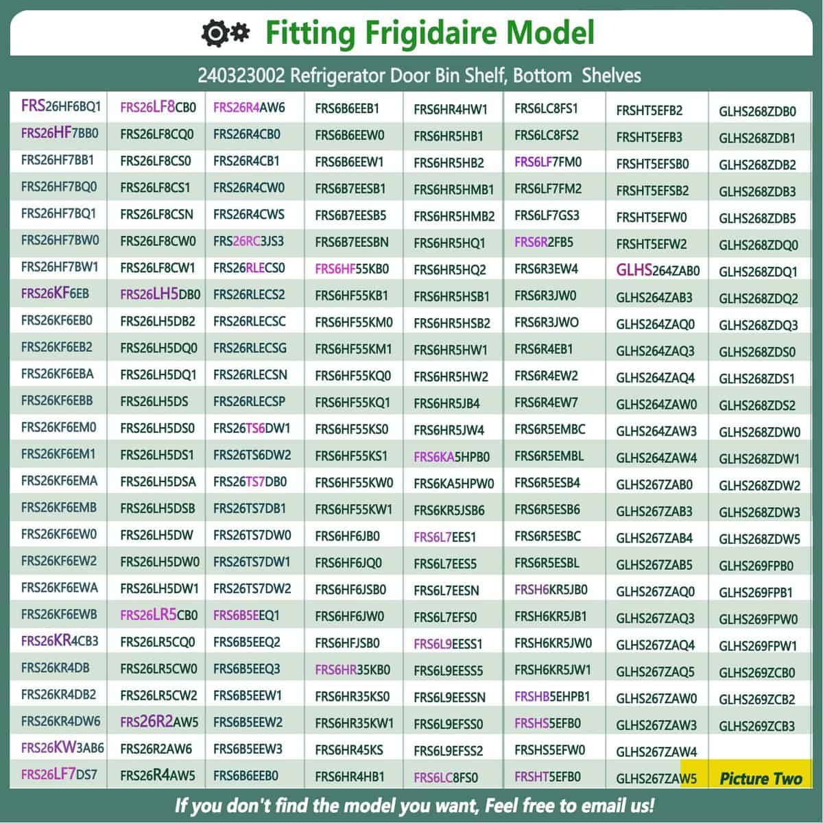240323002 Repisa de Puerta de Refrigerador Compatible con - Imagen 9