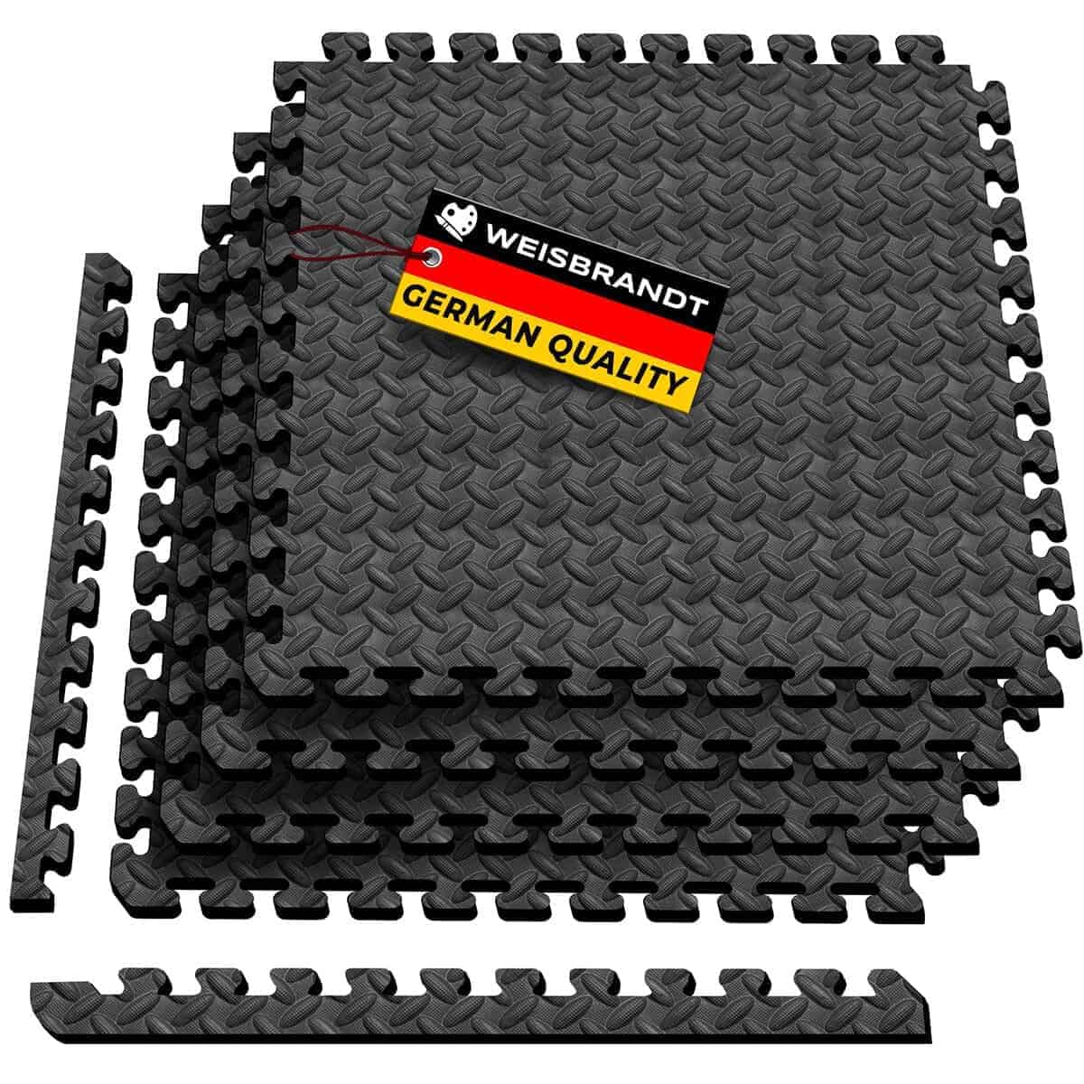 Mat de Ejercicio Puzzle WEISBRANDT, Azulejos Entrelazados